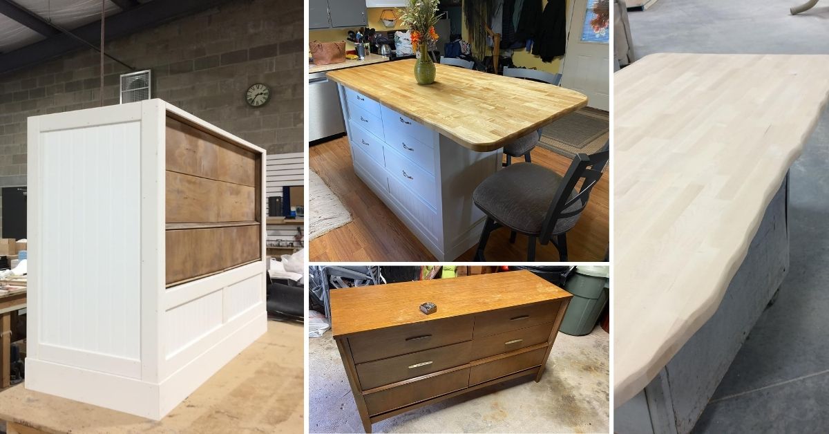 Diy Kitchen Island From Old Dresser