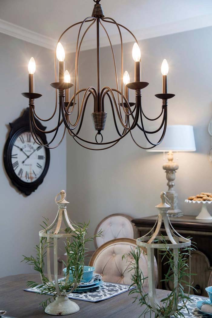 Elegant and Lovely Copper Chandelier #farmhouse #lighting #decorhomeideas