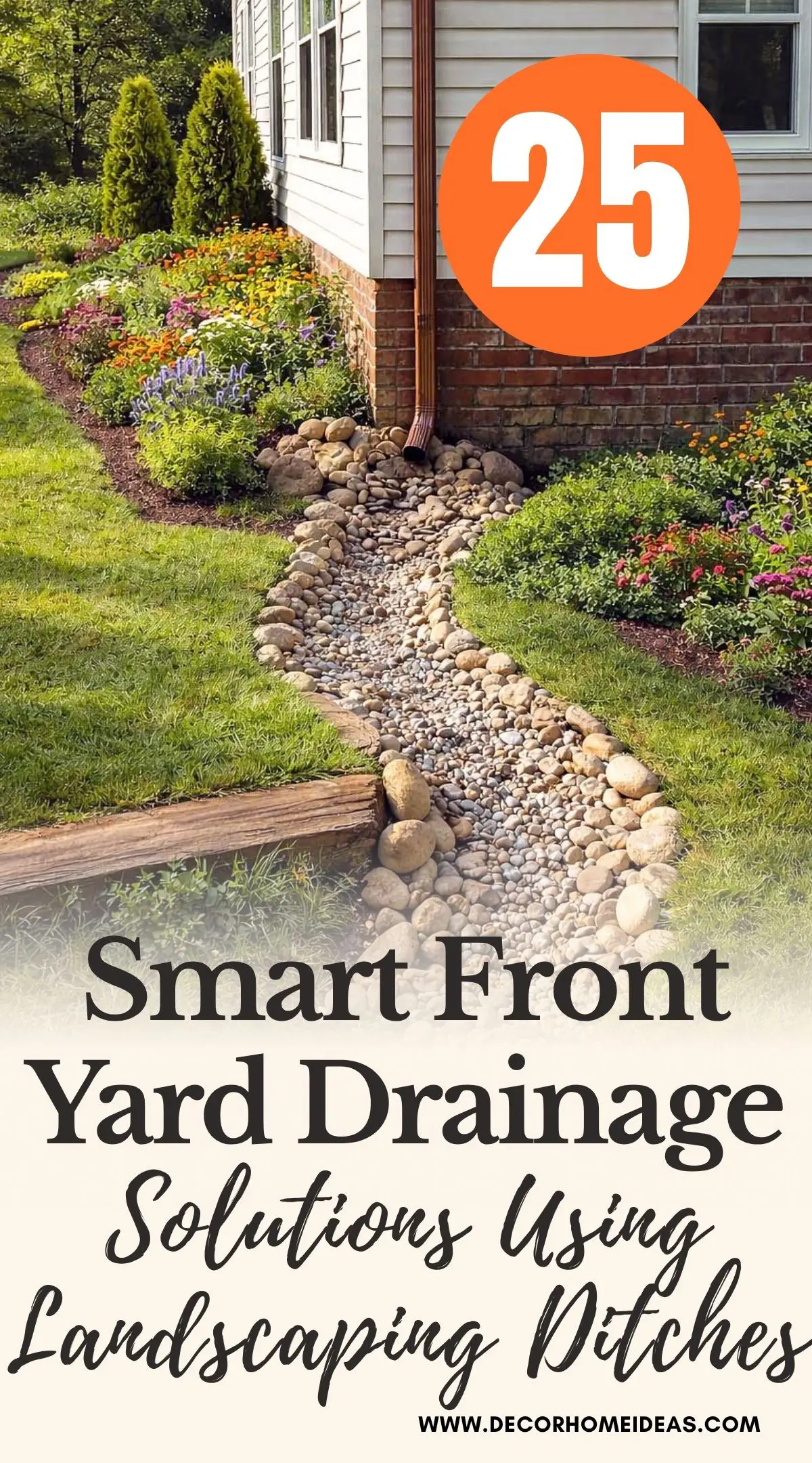 Looking for ways to redirect rainwater in your yard? These 25 front yard drainage ditch landscaping ideas combine practical water management with stylish outdoor design. Discover easy DIY drainage solutions, decorative ditch landscaping, and erosion control ideas for wet yards.