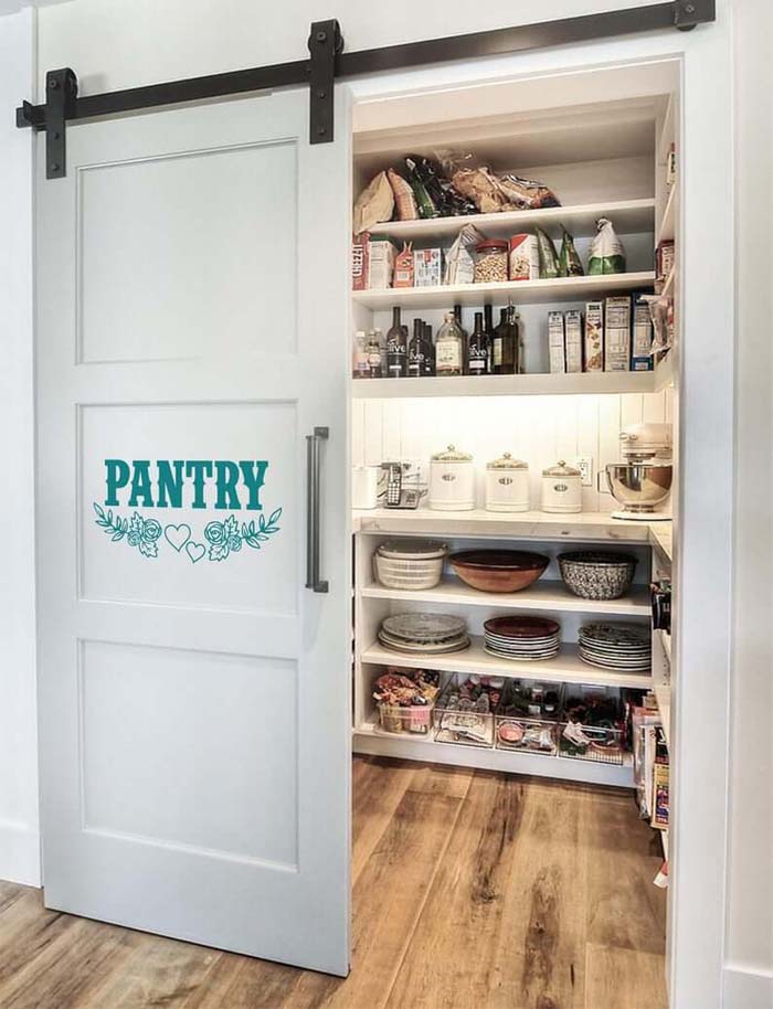 Is There a Pantry or a Room Behind This Door? #pantrydoor #decorhomeideas