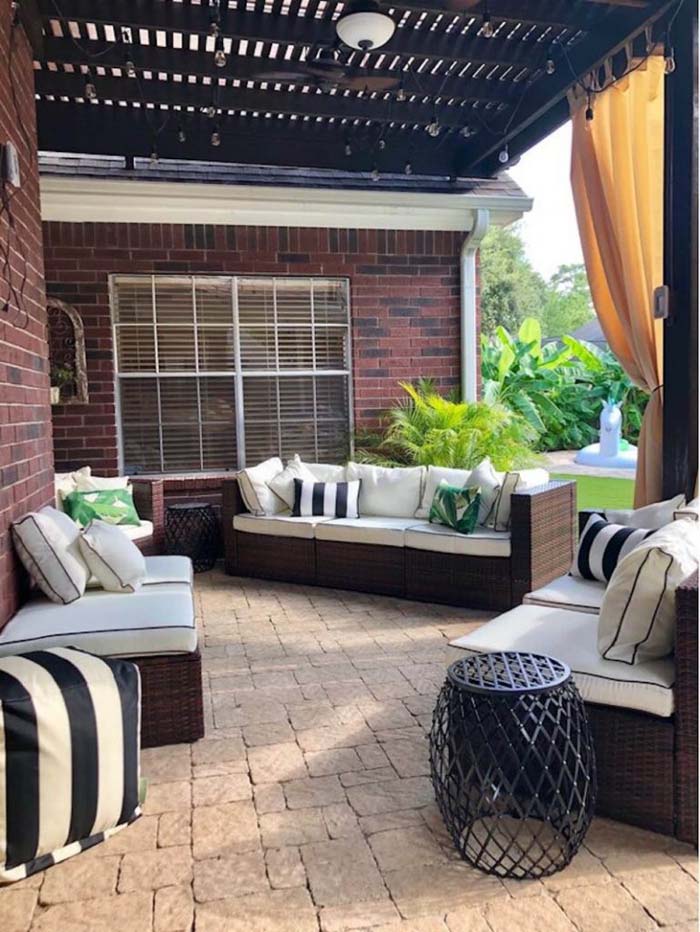 Make a Nice Lattice Patio Cover #coveredpatio #pergola #decorhomeideas