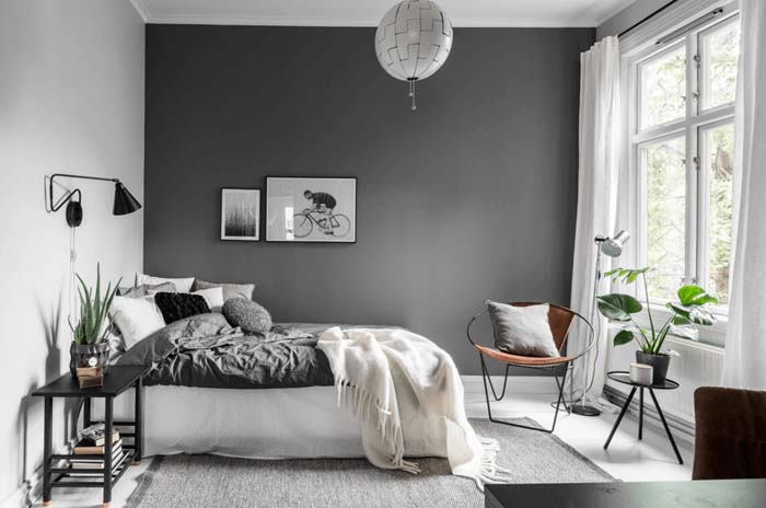Minimalist Decor is the Perfect Statement in this Grey Bedroom Ideas #greybedroom #decorhomeideas