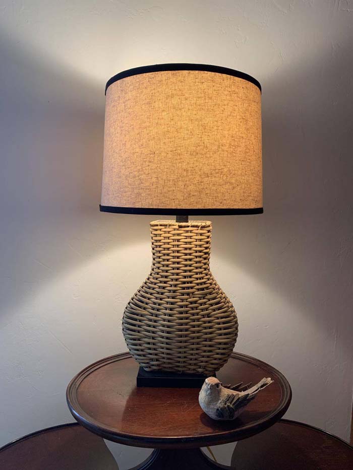 Natural Bohemian Farmhouse Table Lamp #farmhouse #lighting #decorhomeideas