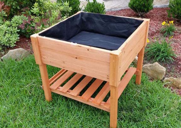 Portable Raised Planter Boxes #decorhomeideas