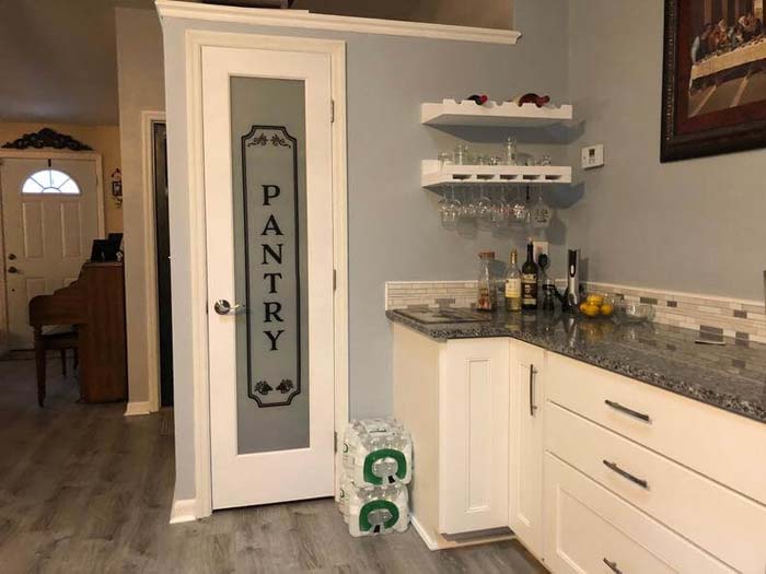Take the Challenge to be Bold and Stylish #pantrydoor #decorhomeideas