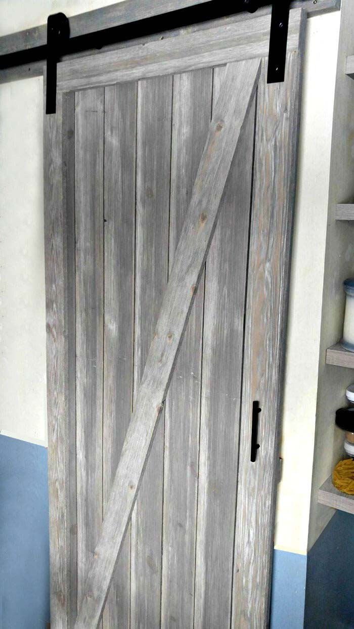 The Beautiful Sliding Barn Door #pantrydoor #decorhomeideas