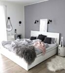 32 Cozy Grey Bedroom Ideas And Designs For 2025 Decor Home Ideas The Variation Of Textures Make This Minimalist Grey Bedroom Pop 133x150