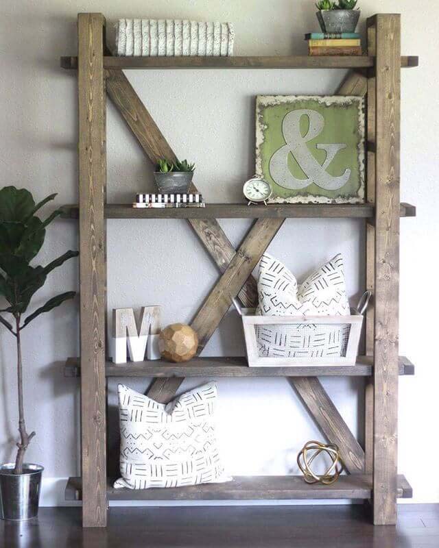 Toscana Rustic Design #diybookshelf #decorhomeideas