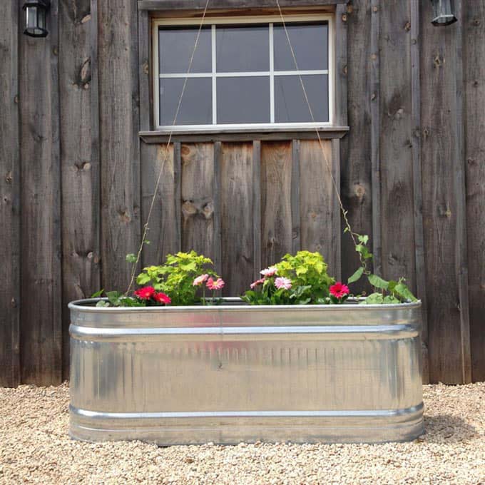 Trough Raised Bed #decorhomeideas