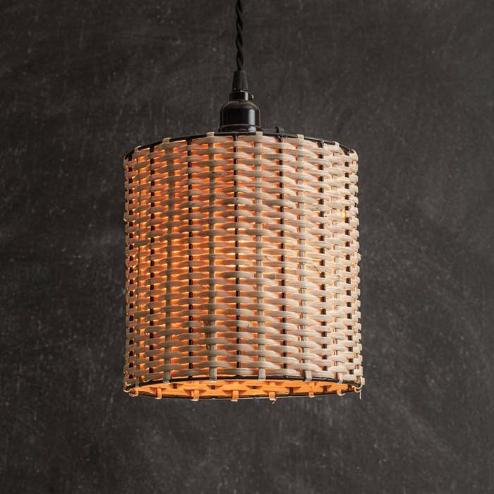 Weaved Decorative Drum Pendant Light #farmhouse #lighting #decorhomeideas