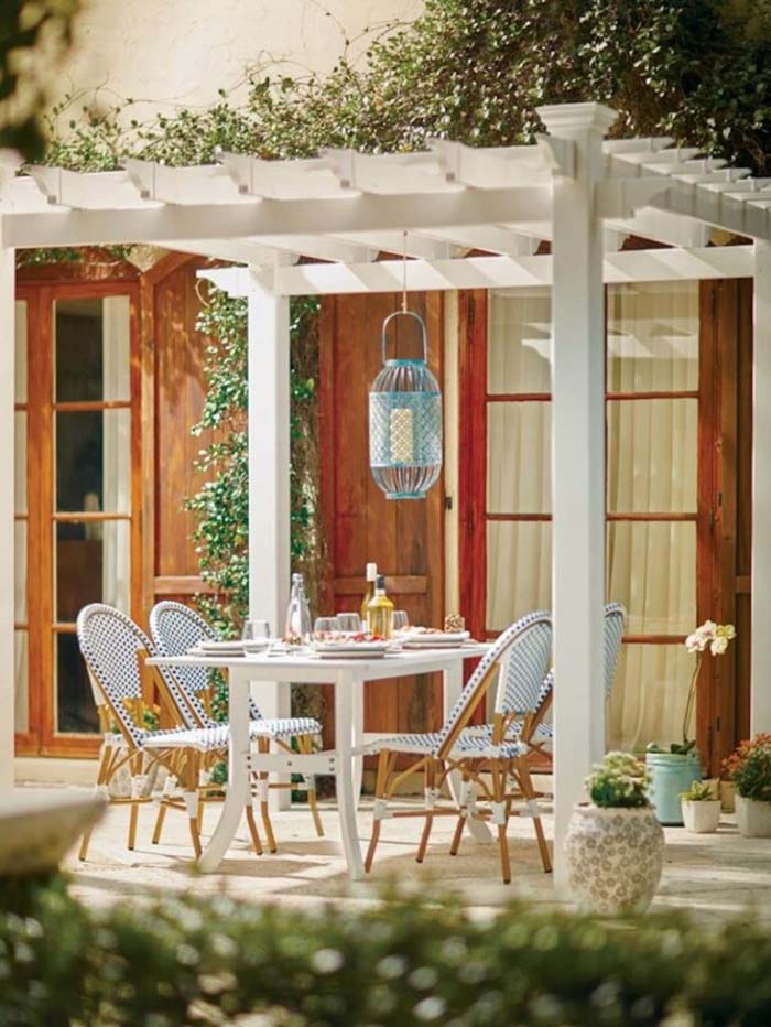 What of a Bare Pergola? #coveredpatio #pergola #decorhomeideas