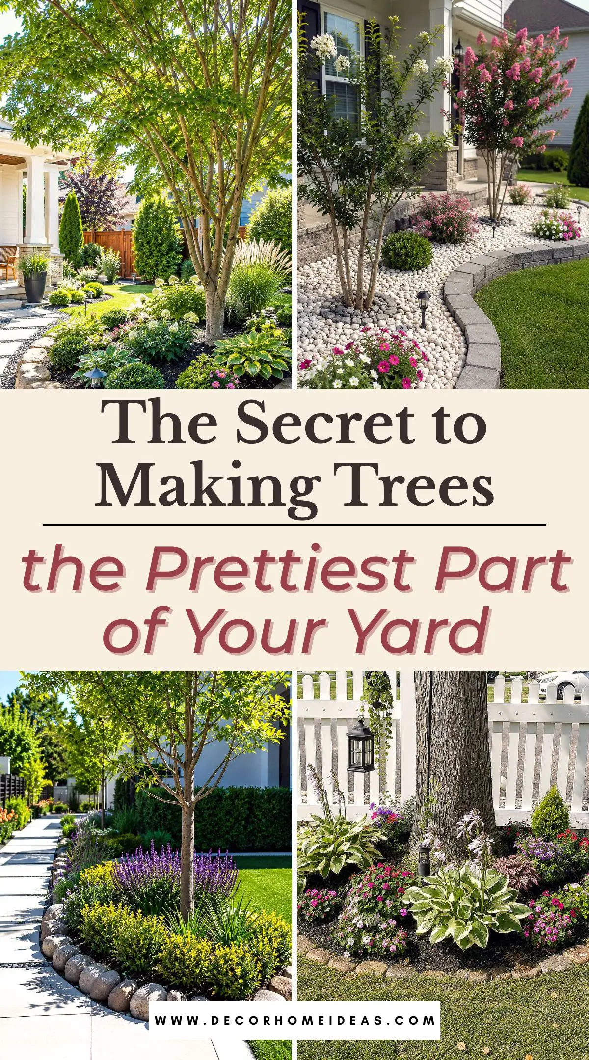 Turn ordinary trees into eye-catching landscape features with creative garden borders, colorful flowers, natural stone edging, and shade-loving plants. These landscaping ideas around trees are perfect for creating a polished outdoor look.