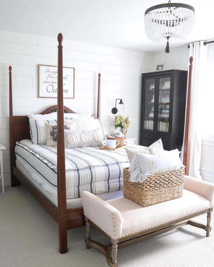 A Cool And Coastal Bedroom #decorhomeideas