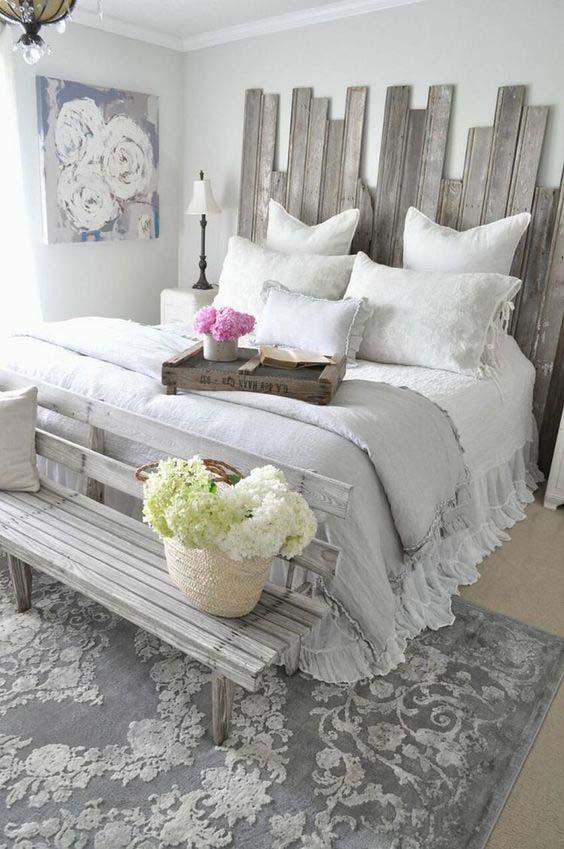 Add Some Vintage Flair To Your Grey Bedroom #decorhomeideas