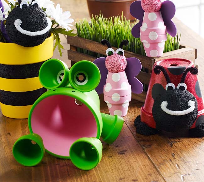 Adorable DIY Flower Pot Animals #decorhomeideas