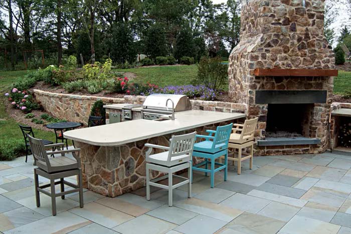 Barbecue and Dining Patio #decorhomeideas
