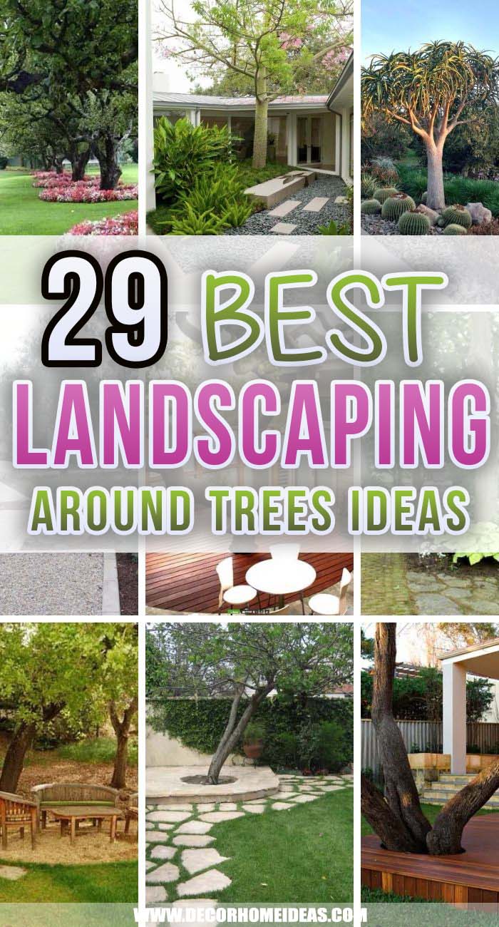 Best Landscaping Around Trees Ideas. Don't neglect the area beneath your tree as it could be turned into a beautiful spot in your garden. Here are 25 fantastic and beautiful ways to landscape under and around your trees. #decorhomeideas