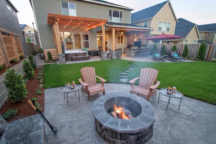 Corner Patio #decorhomeideas