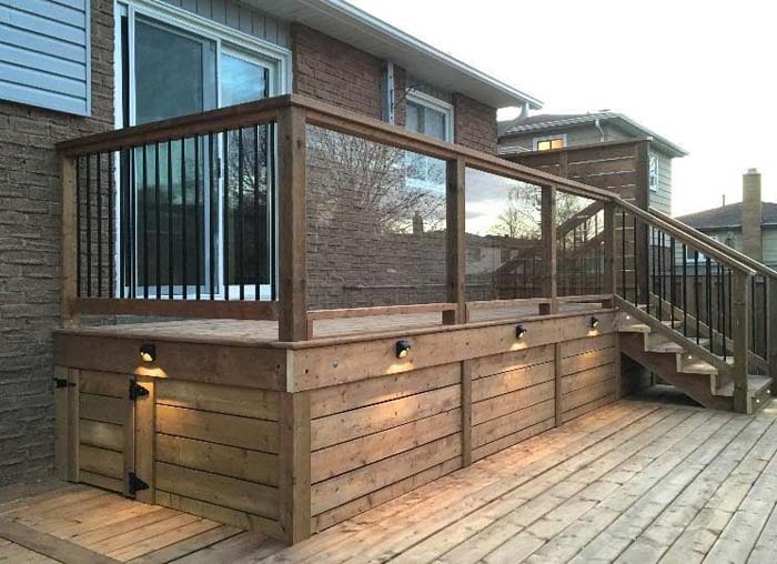 Reclaim Pallets for Rustic Deck Skirting