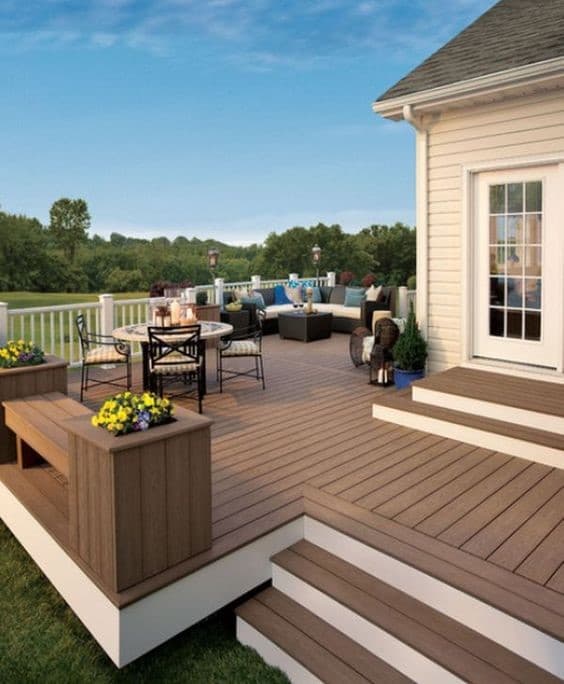 Panel Skirting Ideas for Floating Deck