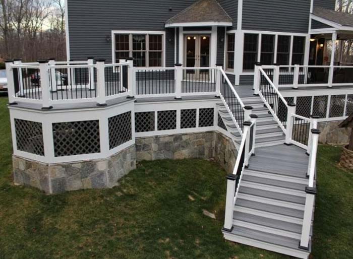 Get Custom Sized Deck Skirting With Lattice