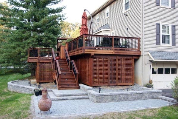 Lattice Deck Skirting Is Decorative and Functional
