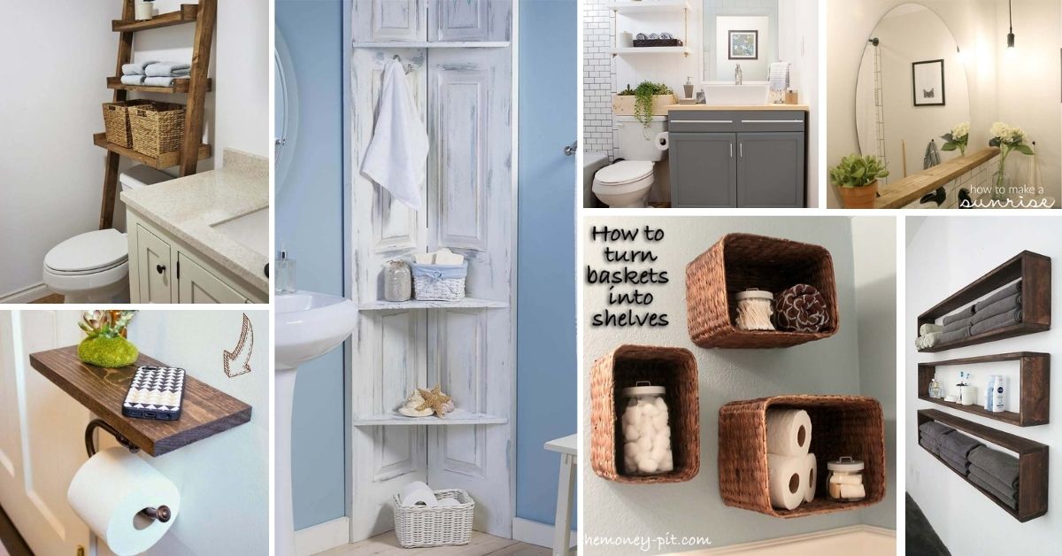 Diy Bathroom Shelf Ideas
