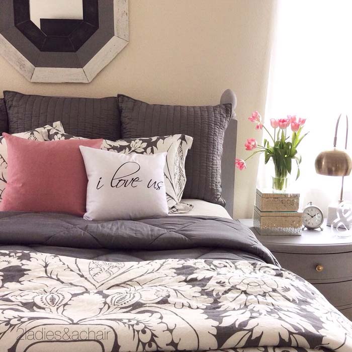I Love Us Master Bedroom Accent Pillow #decorhomeideas