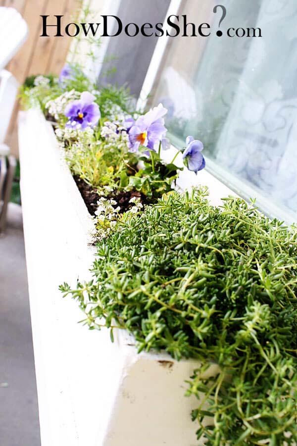 Inexpensive DIY Window Flower Boxes #decorhomeideas