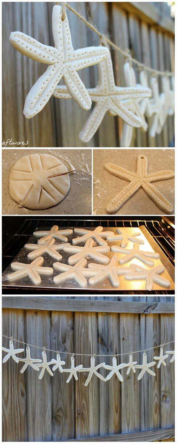 Make Your Own Clay Starfish to Hang #decorhomeideas