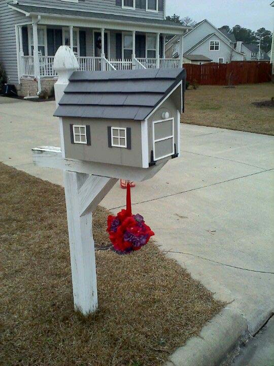 Tiny House Mailbox #decorhomeideas