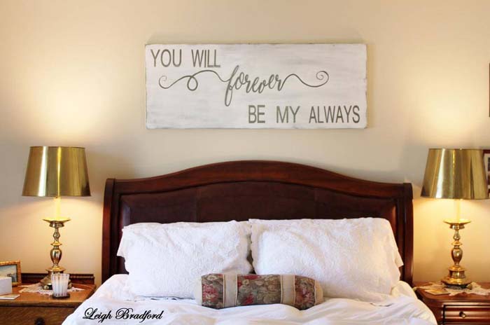 You Will Forever Be My Always Bedroom #decorhomeideas