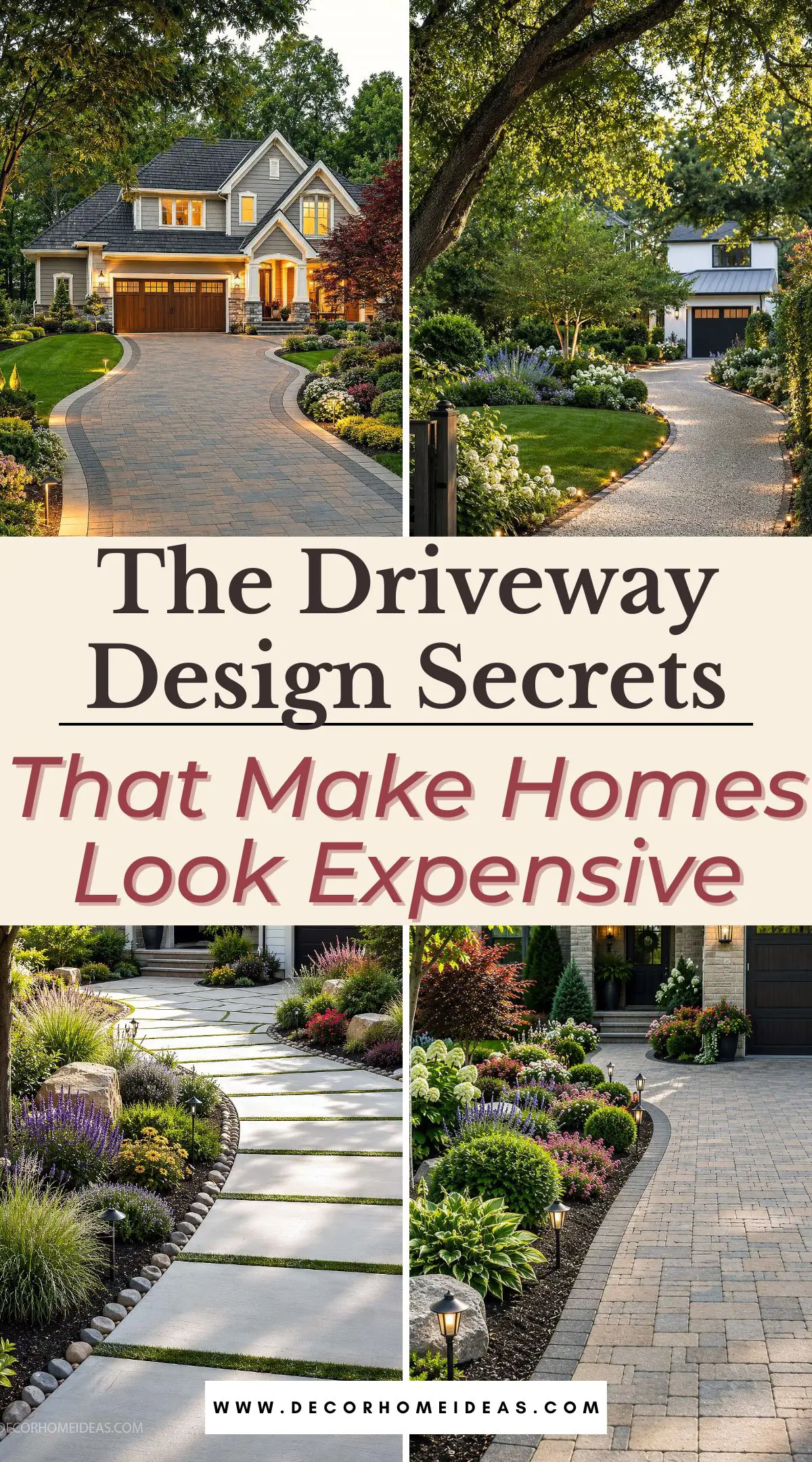 Learn how simple driveway improvements can create a luxury look without the luxury price tag. From paver driveways to decorative edging and landscaping, these ideas deliver impressive results on any budget.