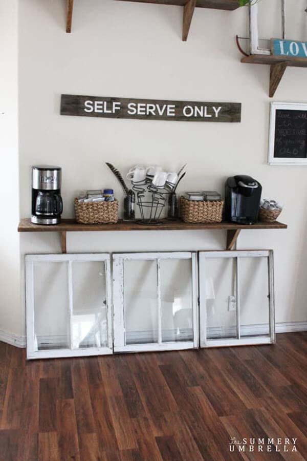A Coffee Cafe in Your Kitchen #decorhomeideas