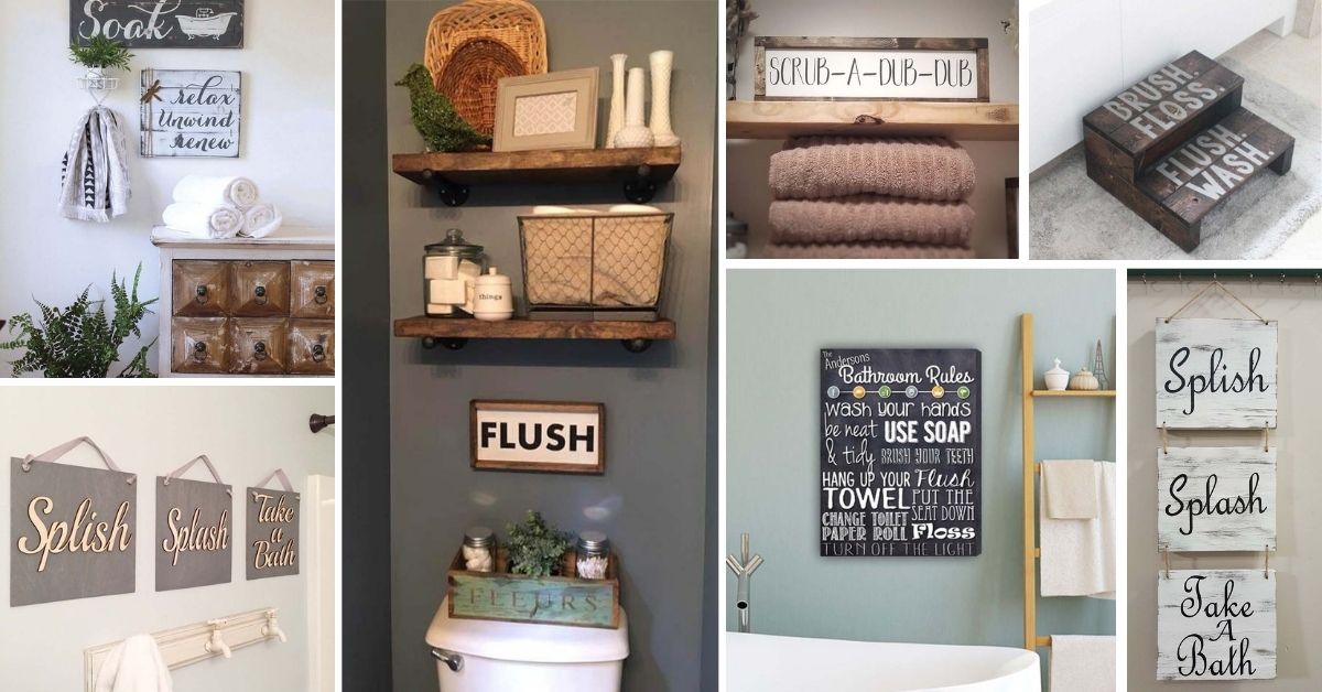 Bathroom Sign Ideas