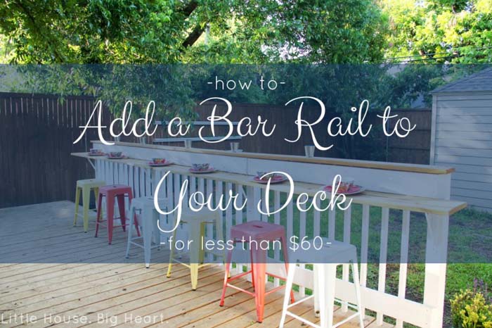 Belly Up Bar Rail #decorhomeideas