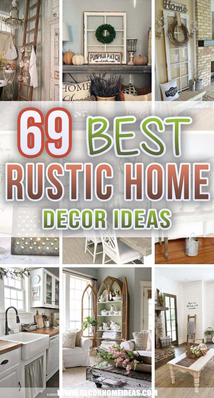 Best Rustic Home Decor Ideas. Rustic home decor ideas could turn your house into a cozy home, incorporating everything from wooden primitives to shabby chic.  #decorhomeideas