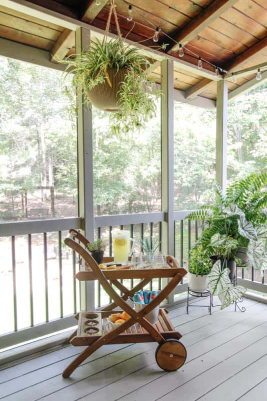 Bohemian White Deck Railing #decorhomeideas