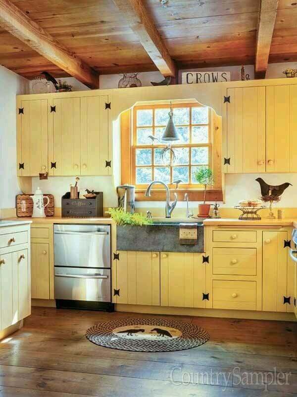 Choose a Gentle Yellow for a Farmhouse-Friendly Feel #decorhomeideas