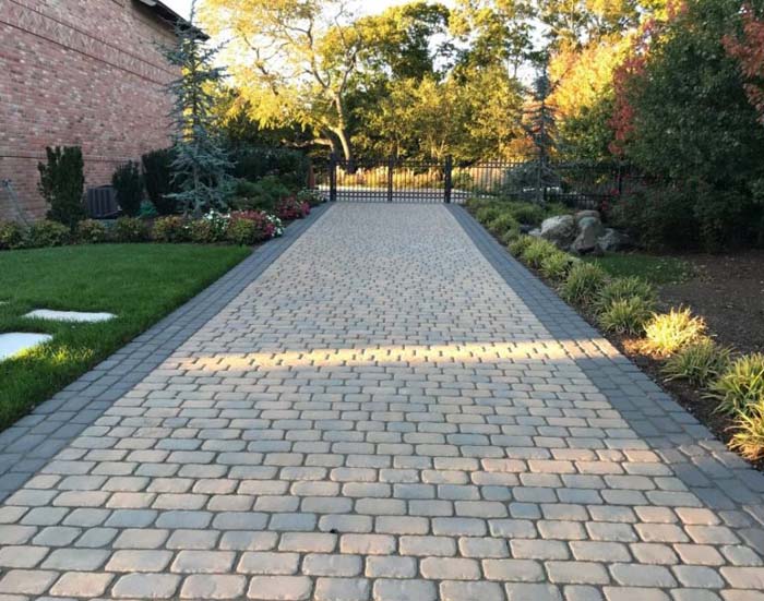 Cobblestone Gives New Driveways an Aged Look