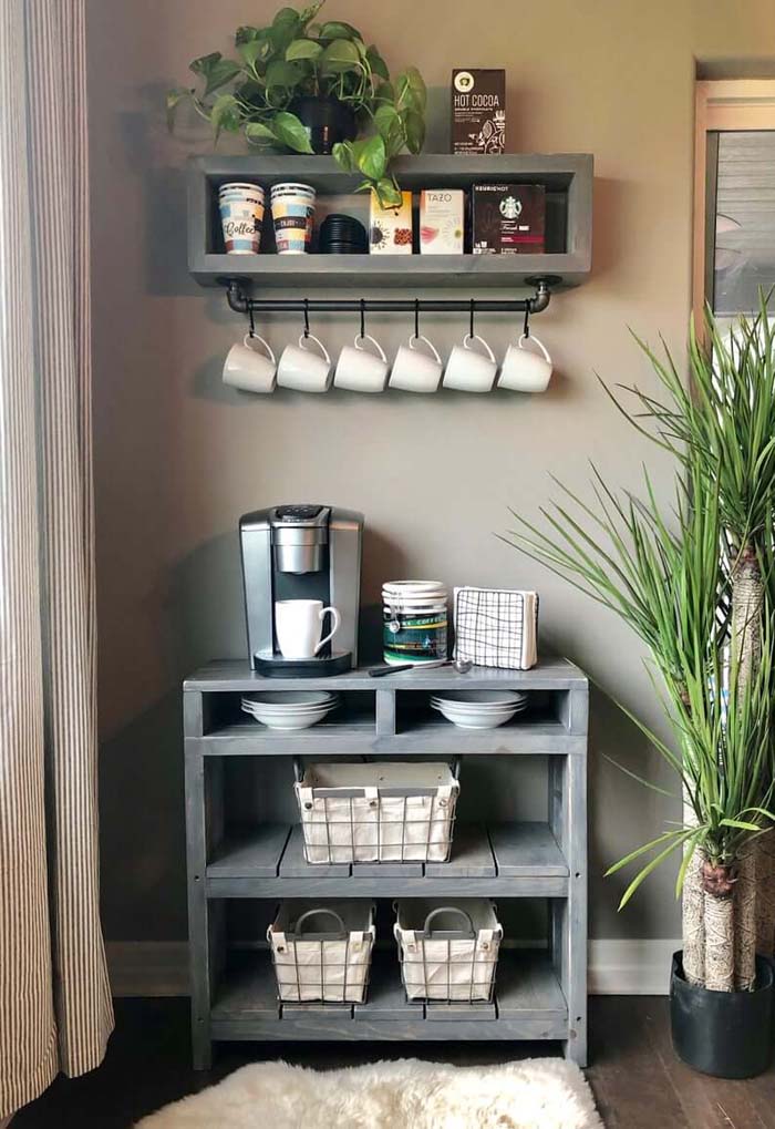 Everything in Its Place Kitchen Coffee Bar #decorhomeideas