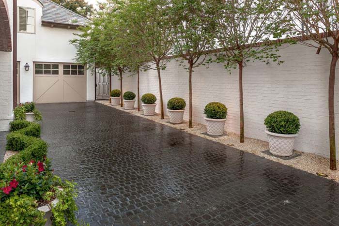 Natural Stone Tile Driveway Ideas