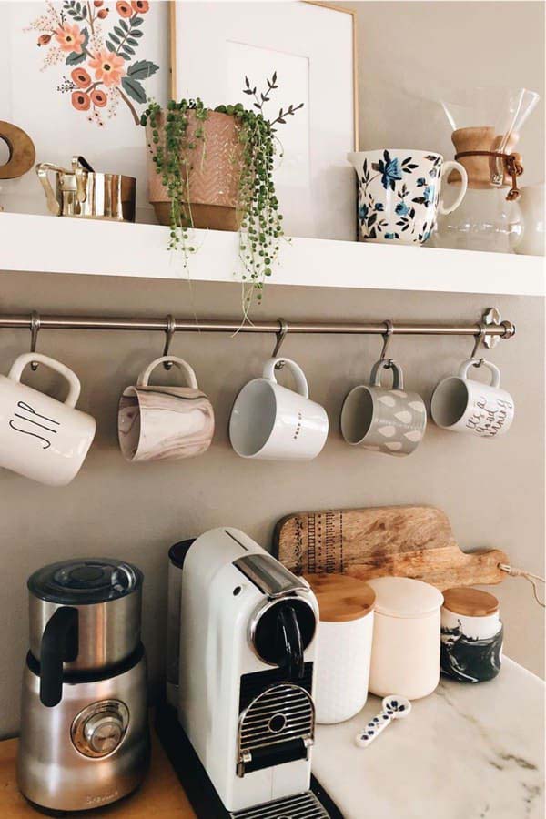 Pour Over Coffee Bar #decorhomeideas