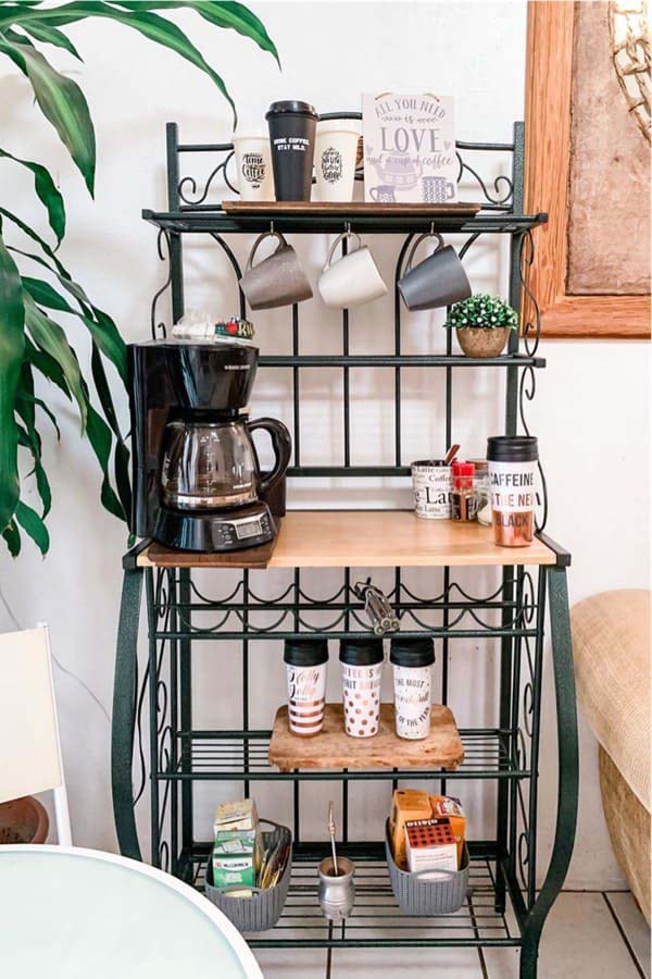 Simple Coffee Station #decorhomeideas