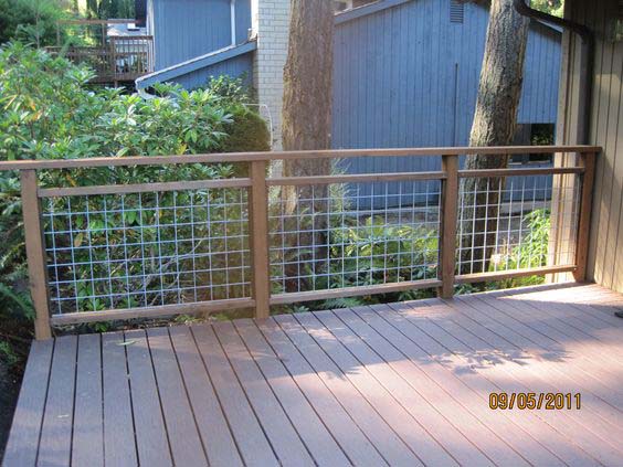 The DIY Deck Railing #decorhomeideas