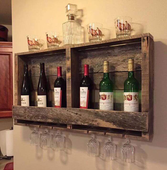 Wood Is for Wine Lovers #decorhomeideas