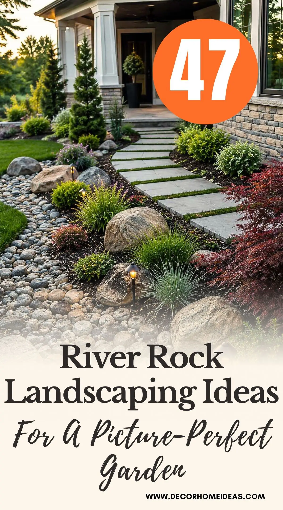 Transform your yard with these genius river rock landscaping ideas perfect for front yards, backyard makeovers, flower beds, patios, and garden pathways. Easy, modern, and incredibly inspiring for every garden style.