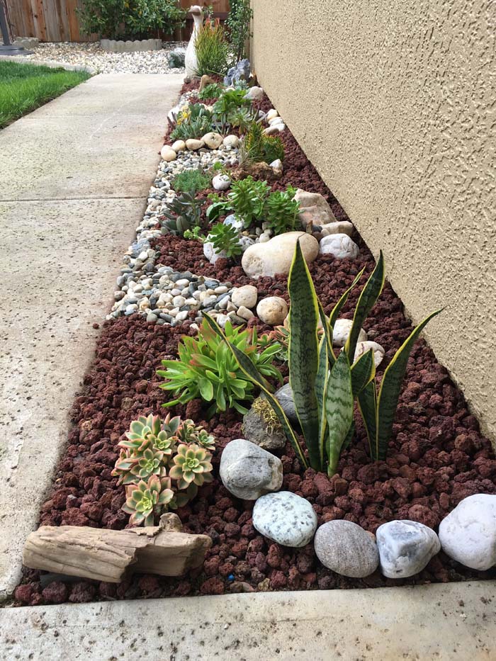 Add a Dry River Bed #decorhomeideas