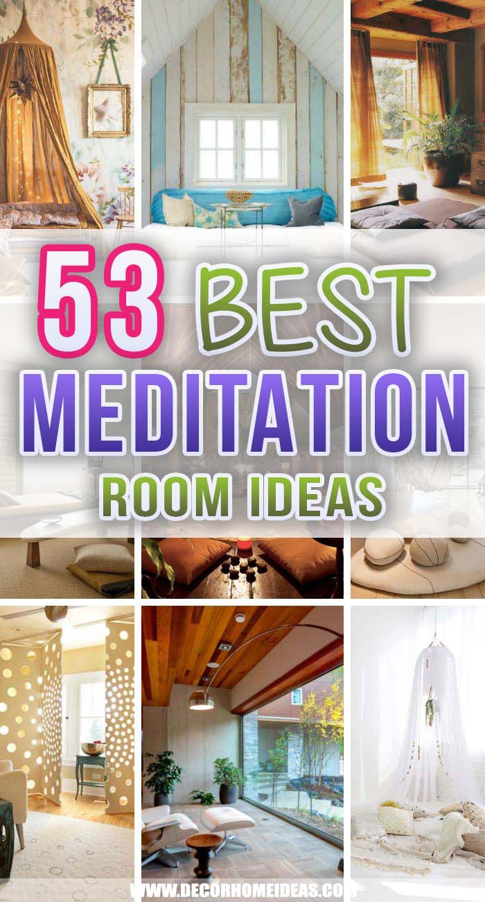 Best Meditation Room Ideas. Create the perfect sanctuary at home with the best meditation room ideas and create peace of mind. Learn how to create a zen room for ultimate relaxation. #decorhomeideas