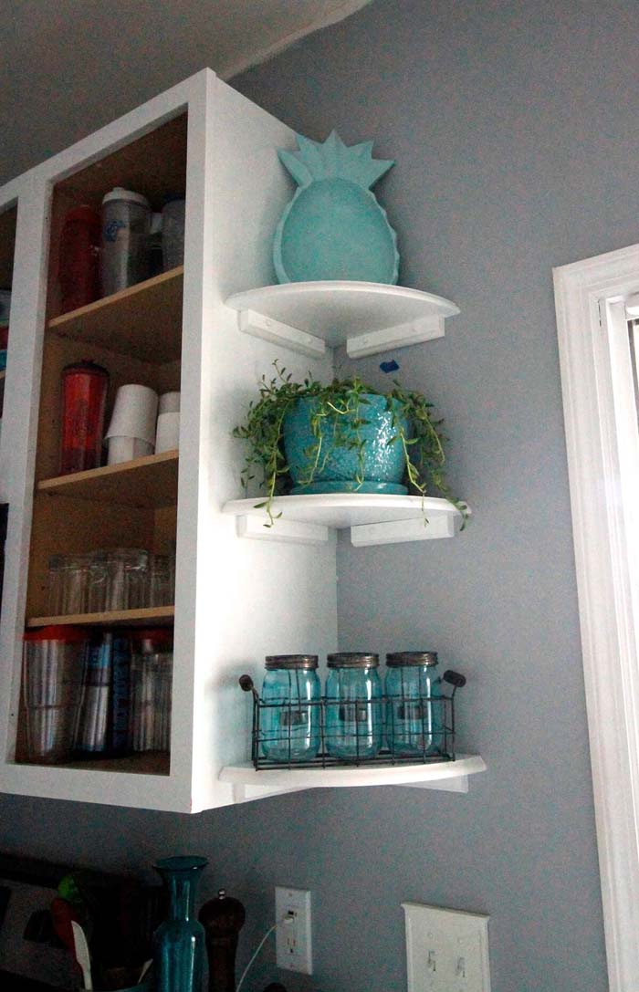 Decorative End Shelves #decorhomeideas